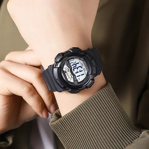 Наручний годинник чоловічий 2153BKWT Black-White Skmei acs0030231 - фото 4