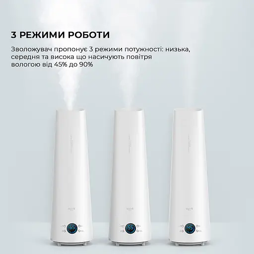 Зволожувач повітря з дистанційним керуванням Deerma 4L White DEM-LD220 - фото 4
