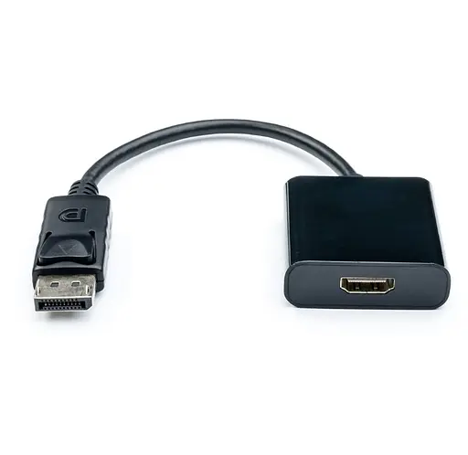 Конвертер-переходник Atcom DisplayPort (M)-HDMI (F) 10 см
