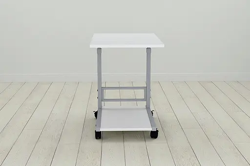 Стол приставной Ferrum-decor Френа 62x40x60 металл Серый ДСП Белый 16мм (FRD-102519) - фото 4