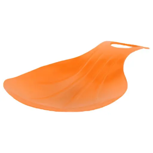 Детская ледянка MS 1705-2, з морозостойкого пластика, оранжевая