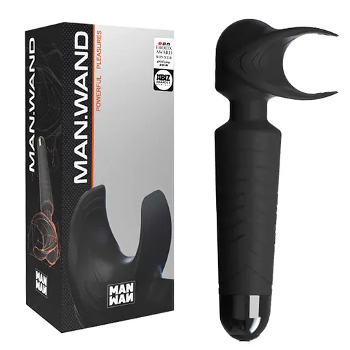 Мастурбатор Man Wand с вибрацией черный - фото 4