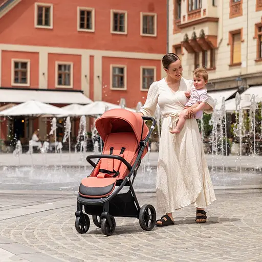 Прогулочная коляска FreeON Dynamic pink (82597) - фото 12