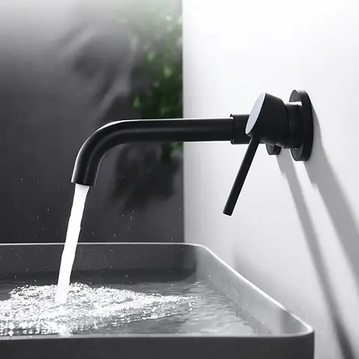 Смеситель для умывальника Rea Lungo Long + Box скрытого монтажа black matt REA-B0371 Черный матовый - фото 9