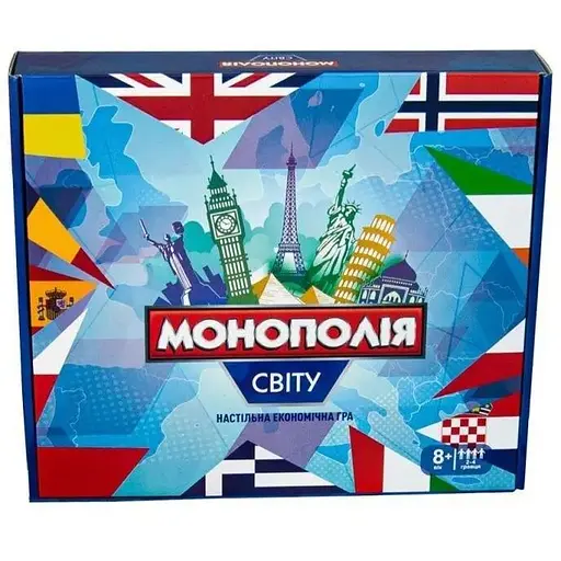 Развивающая игра Strateg Монополия мира 7007 Разноцветный - фото 1