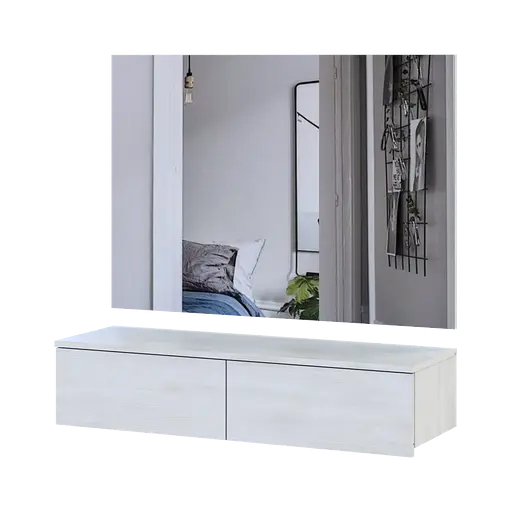 Комплект мебели Doros Левия+зеркало Белое дерево 100х32х100 (42005240)