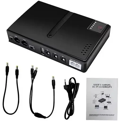 Джерело безперебійного живлення роутера - модема UPS GRAND DC1018L 11600 mAh 4 акумулятори по 2900 маг - фото 1