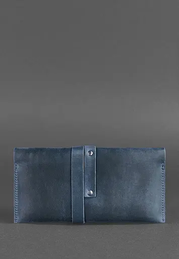 Кожаный тревел-кейс Voyager 1.2 синий Crazy Horse - фото 4