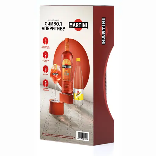 Набор: вермут Martini Fiero 14.9% 0.75 л + тоник Schweppes 0.75 л (785610) - фото 2