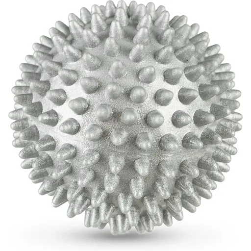 Набор массажных мячей Gymtek 70 мм 2 шт твердый/мягкий серо-розовый - фото 7