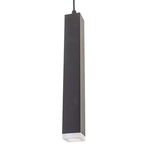 Люстра підвісна Brille тубус LED 10W WW BK (AL-706S/1) - фото 6