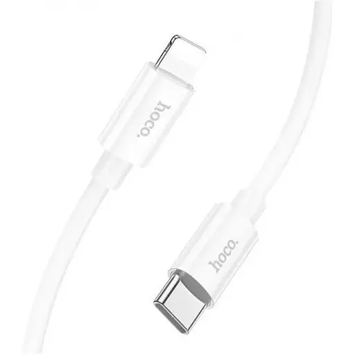 Кабель Hoco X87 Magic silicone PD charging data cable for iP білий