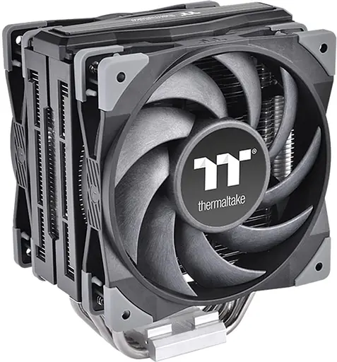 Кулер для процессора Thermaltake TOUGHAIR 510/Air cooler/12025 x2/PWM 500~2000rpm (CL-P075-AL12BL-A) Б/у - фото 1