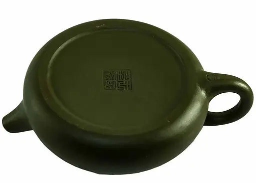 Иссинский чайник Сплющенный Зеленый Си Ши, 200 мл - фото 12