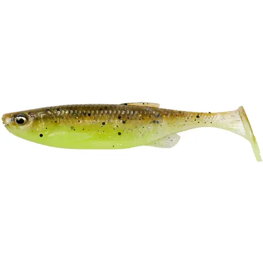 Силікон Savage Gear Fat Minnow T-Tail 130 мм 20.0g Green Pearl Yellow (поштучно)