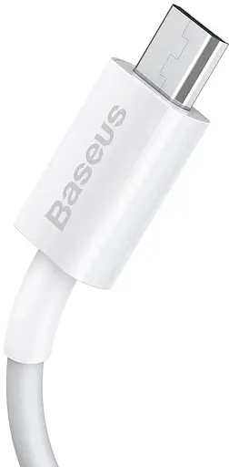 Кабель Baseus Superior Series Fast Charging Data Cable Micro-USB 1 метр белый - фото 1