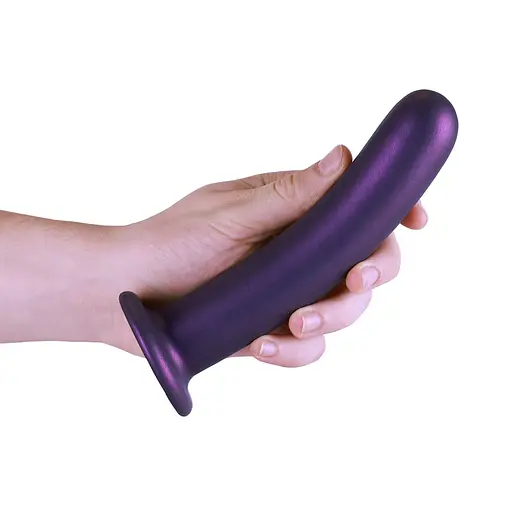 Фалоімітатор Ouch! Smooth G-Spot Dildo 7'' 17.7 см (фіолетовий) - фото 4