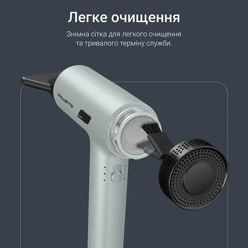 Фен Rowenta Tiny 1600 Вт зелено-чорний (HY7120E0) - фото 12