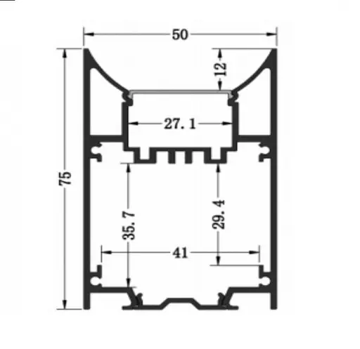 Светильник подвесной KLOODI KD-KLP5075 MC 2000 80W 3K BK - фото 2