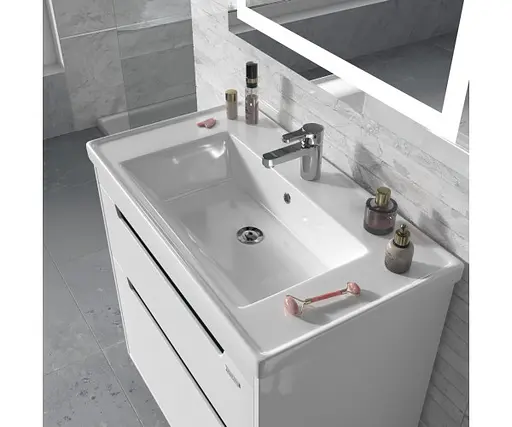 Тумба підлогова Sanwerk Грета 80 Білий з умивальником New Line (MV0000885) Білий - фото 3