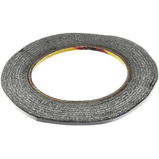 Скотч двосторонній 3M чорний 3мм x 25м - фото 1