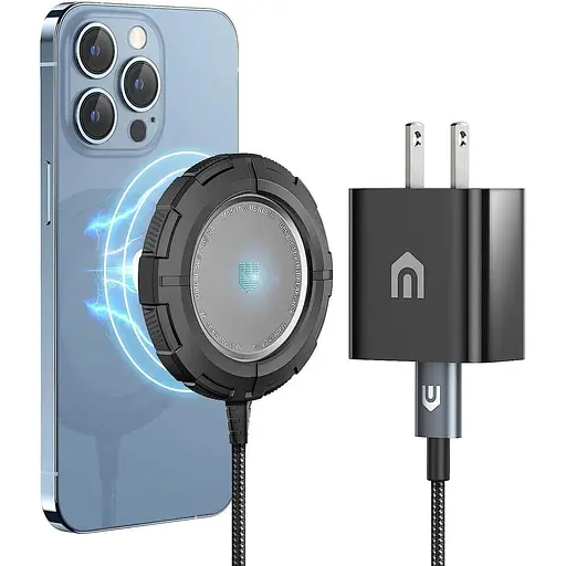 Магнитное беспроводное зарядное устройство UNBREA совместимо с зарядным устройством MagSafe