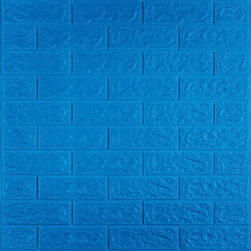 3D панель самоклеящаяся 700х770х5мм кирпич Синий (003-5) SW-00000154 - фото 1