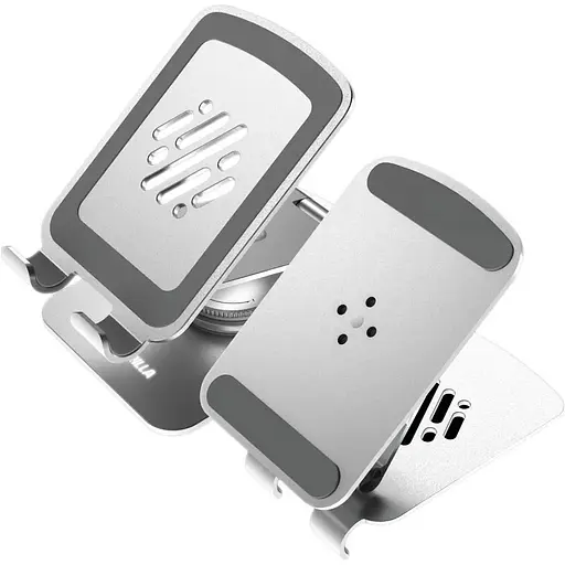 Підставка для смартфона Blueo Rotary Folding Silver (P012-SLR) [129084] - фото 3