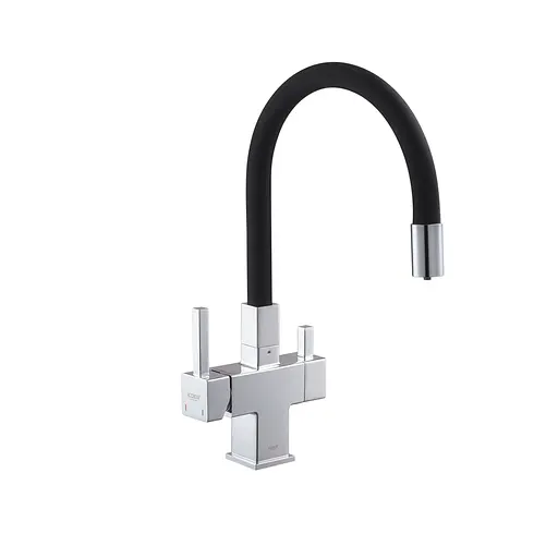 Смеситель для кухни на две воды Koer KB-72023-01 KR5008 Хром - фото 4