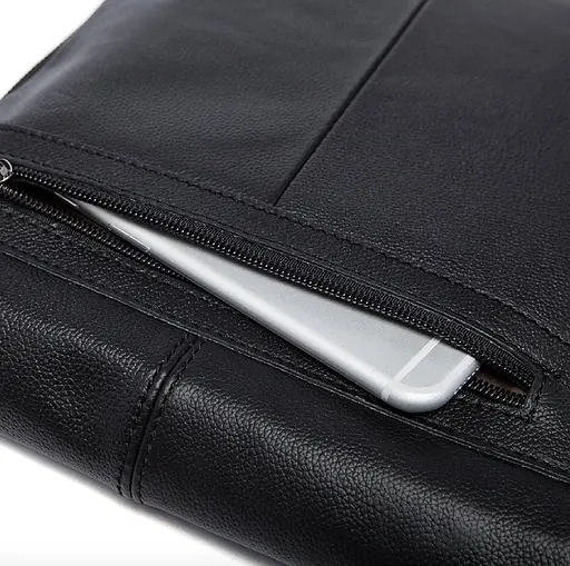 Чоловіча шкіряна сумка Vintage 23х26,5х1 см sum0012816 - фото 4