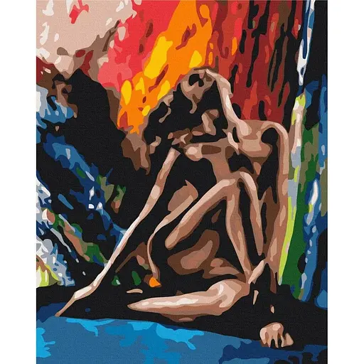 Картина по номерам на подрамнике Brushme Обнаженная страсть - фото 1