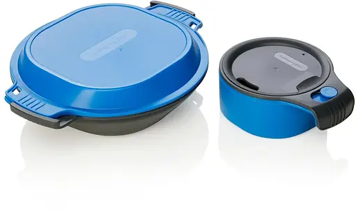 Набор посуды Humangear GoKit Deluxe 7-tool Mess Kit Charcoal/Blue (1054-022.0125) - фото 3