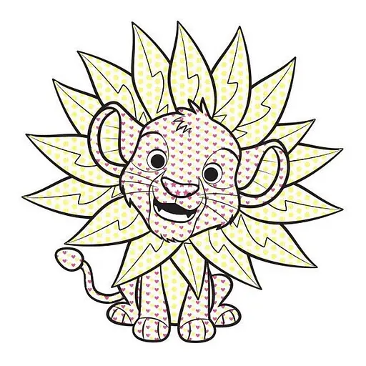 Раскраска детская Цветной буль Disney "Малыш. Король Лев" Ранок 1370008 - фото 4