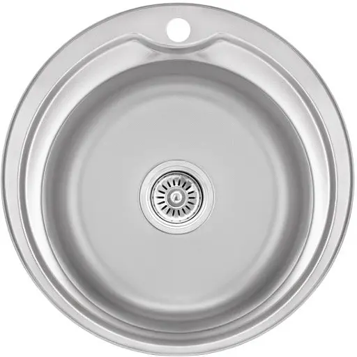 Кухонная мойка Brinex 510-D 0,8 мм, врезная BRIN510MDEC08 - фото 1