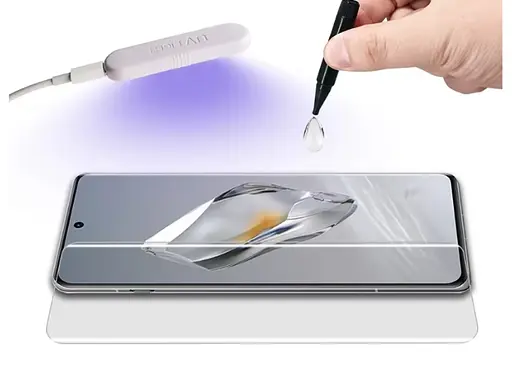 Захисне скло DK для OnePlus 12R/Ace 3/Ace 3 Pro UV Curved 014478 clear - фото 2