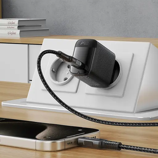МЗП Acefast A112 GaN PD45W (1USB-C) Black - фото 4