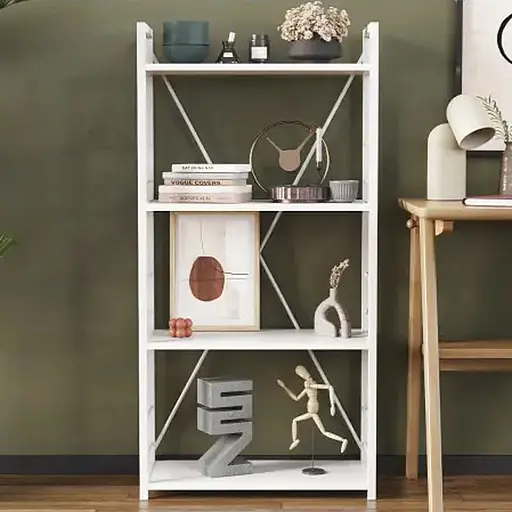 Етажерка 4/60 Ferrum-decor Серії Коннект 120x60x28 білий ДСП Білий 16мм (FRD-104242)