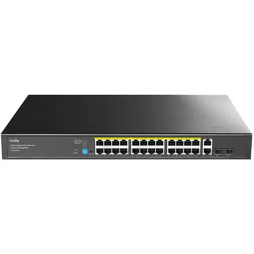 Коммутатор Cudy GS1026PS2, 24-Gigabit PoE+ Switch with 2 Uplink Gig Ports and 2 Gig SFP Slots 300W (GS1026PS2) - фото 1