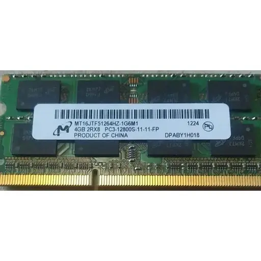 Оперативна пам'ять для ноутбука Micron SO-DIMM DDR3 4GB 1600MHz PC3-12800 Б/В