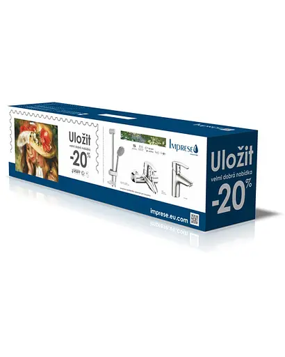 Набір змішувачів для душа Imprese Kit 21082 - фото 2