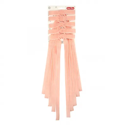 Набор декоративных украшений Yes! Fun Банты 36x12 см 5 шт. пудровый (975098)