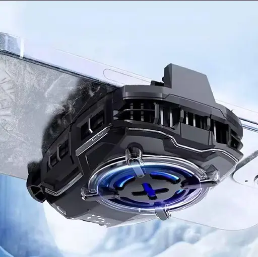 Кулер з екраном активне охолодження для телефону / планшета Memo DL16 шириною до 93 мм Black (18520) - фото 3