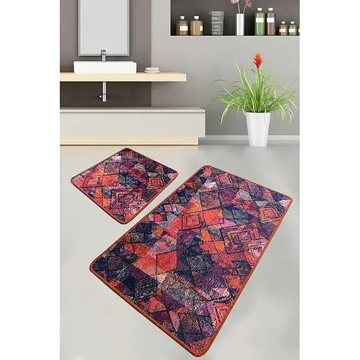 Набір килимків для ванної кімнати Chilai Home Monica 60 x 100 + 50 x 60