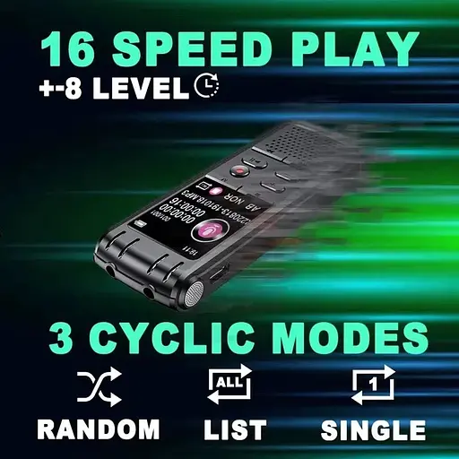 Диктофон Savetek GS-R58 професійний цифровий з шумозаглушенням та лінійним входом 32 Гб пам'яті - фото 6