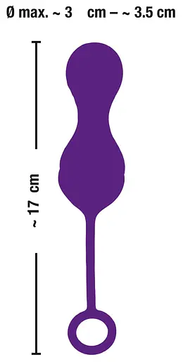 Вагинальные шарики Sweet Smile Remote Controlled, 17 см, фиолетовый - фото 8