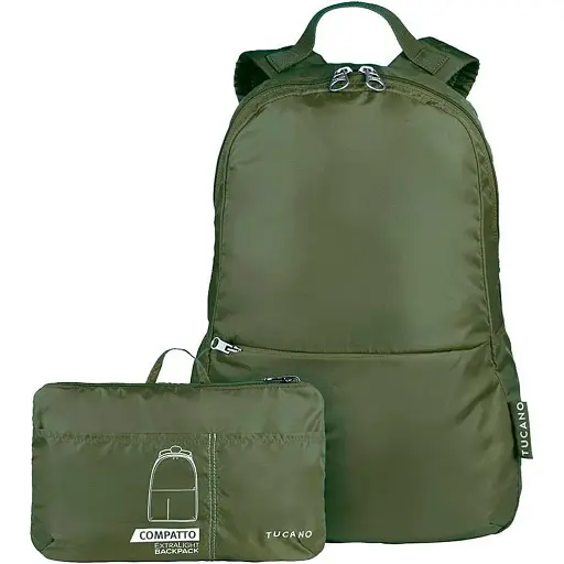 Рюкзак Tucano Compatto Eco XL Dark Green (BPCOBK-ECO-VM) (131801) - фото 6