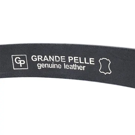 Ремінь шкіряний Grande Pelle чоловічий 3,4х120 см acs0026884 - фото 4