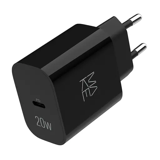 Зарядний пристрій мережевий MAKE 20W Type-C PD3.0 Black - фото 2
