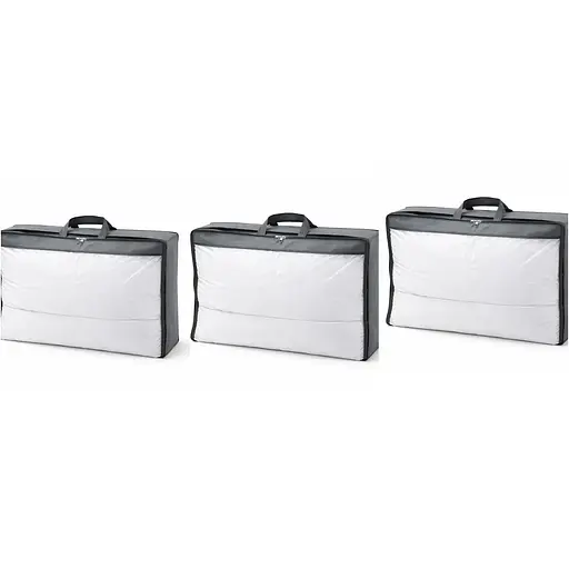 Набір сумок-органайзерів ORGANIZE для речей L 3 шт (сірий) - фото 3