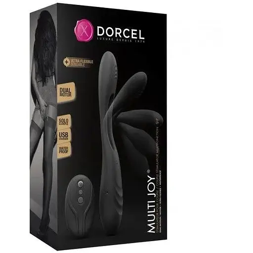 Вибратор для пар Dorcel Multi Joy с пультом ДУ - фото 7